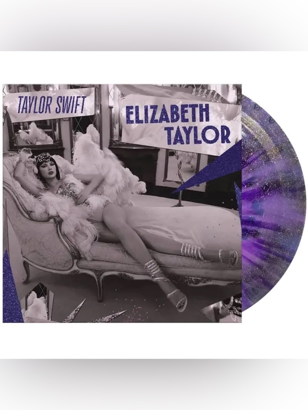 Taylor Swift Elizabeth Taylor RSD 2026 7” Violet Glitter Vinyl Sealed